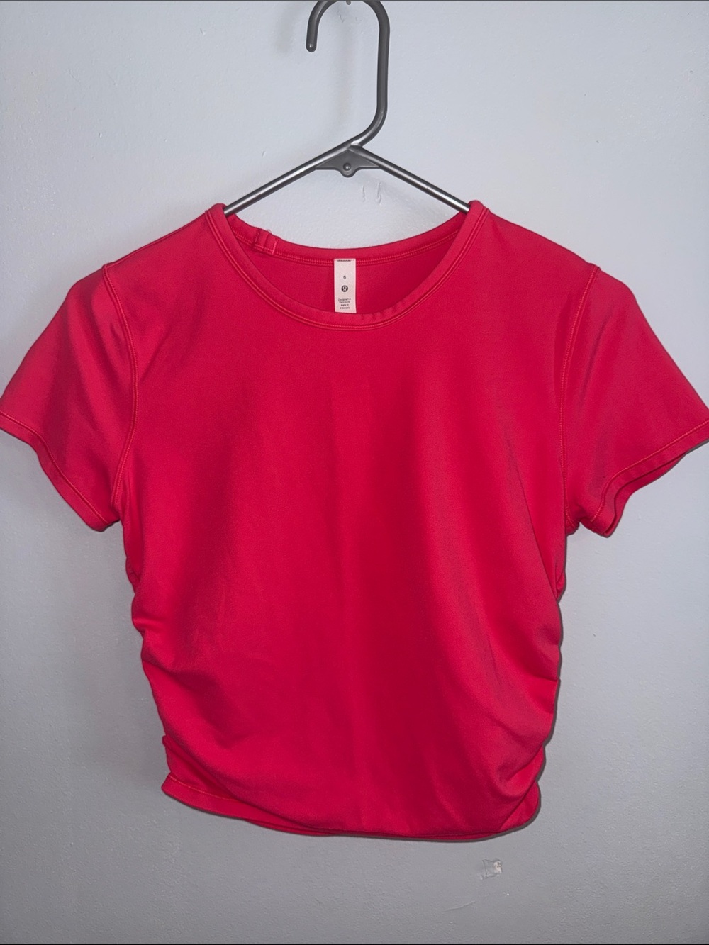 lululemon athletica Short Sleeve Crewneck Top — Bright Pink